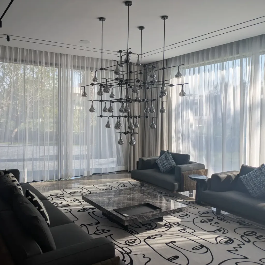 curtain designs Dubai, soundproof curtain designs